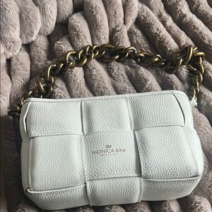 White Leather Chain Bag